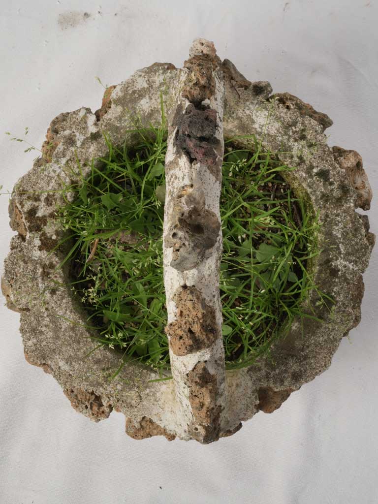 Compact archaic French garden accent