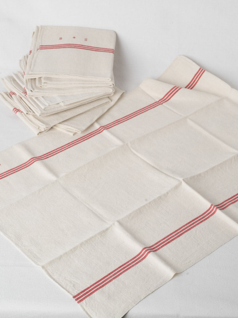 Classic French Monogrammed Serviettes
