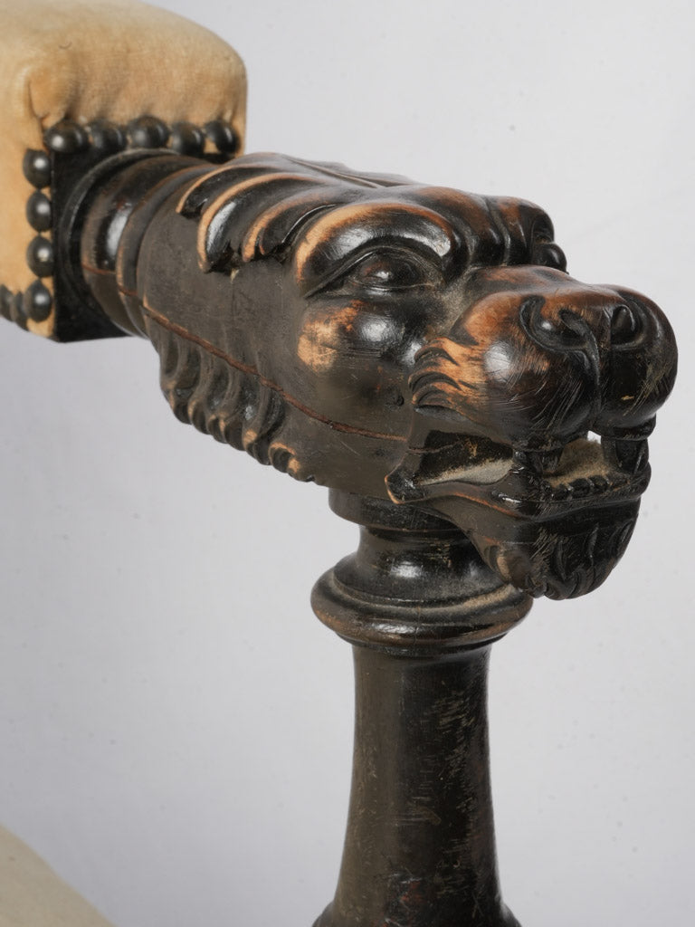 Dramatic architectural presence chair