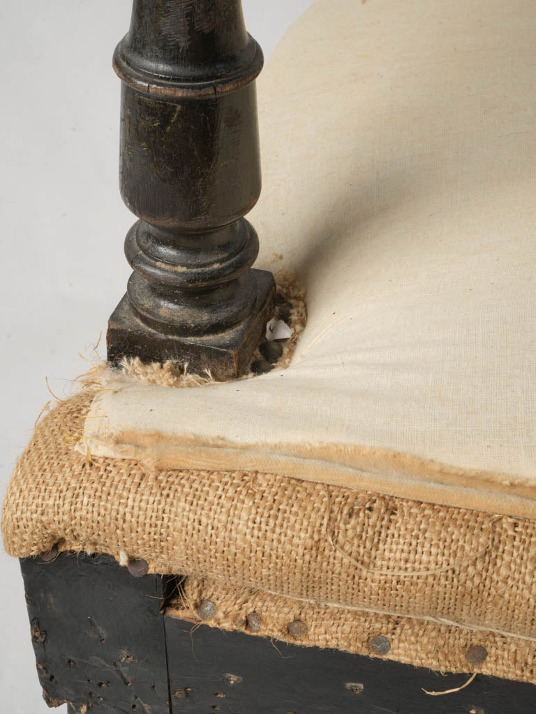 Ornate lion-head French armchair