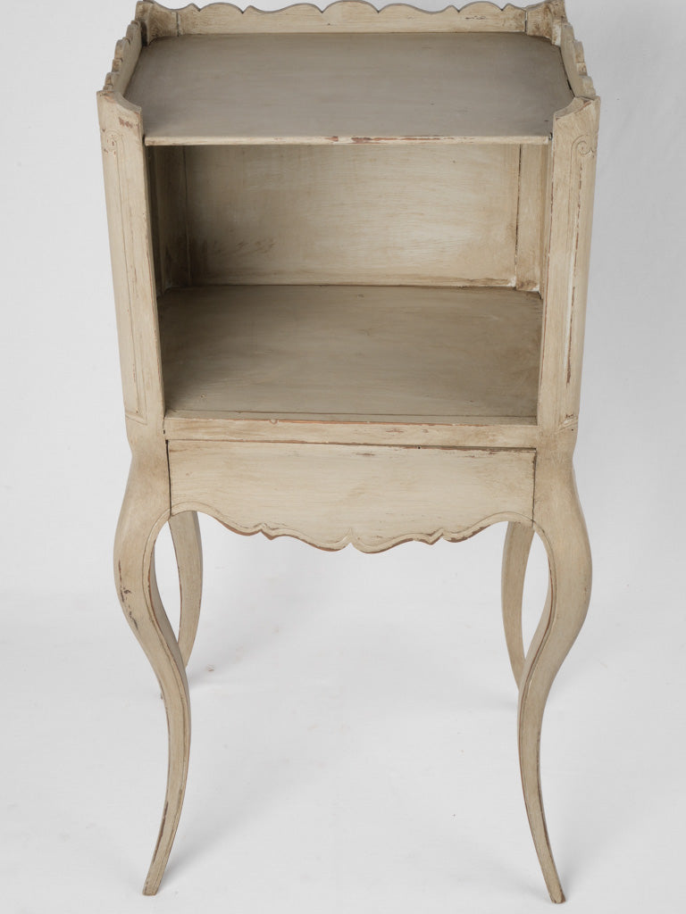Handcrafted eighteenth-century walnut nightstand