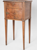 Antique wooden Louis XVI nightstand