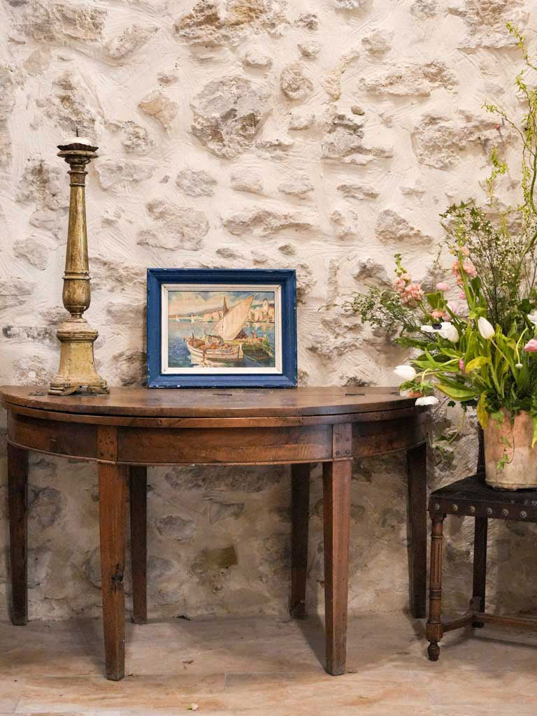 Antique French maritime art illustration.  