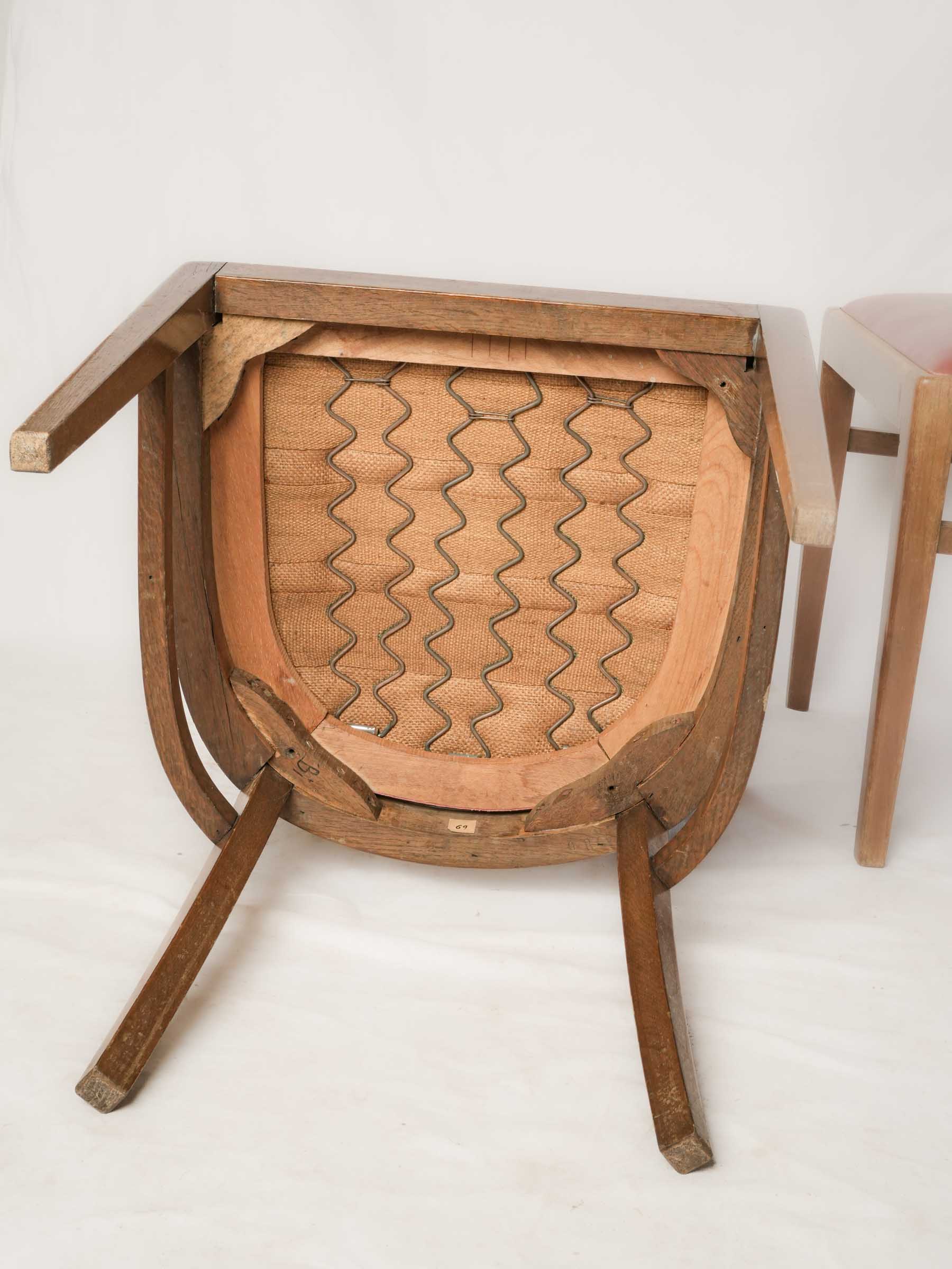 Set of Three Mid-Century Dining Chairs, c. 1940s–1960s