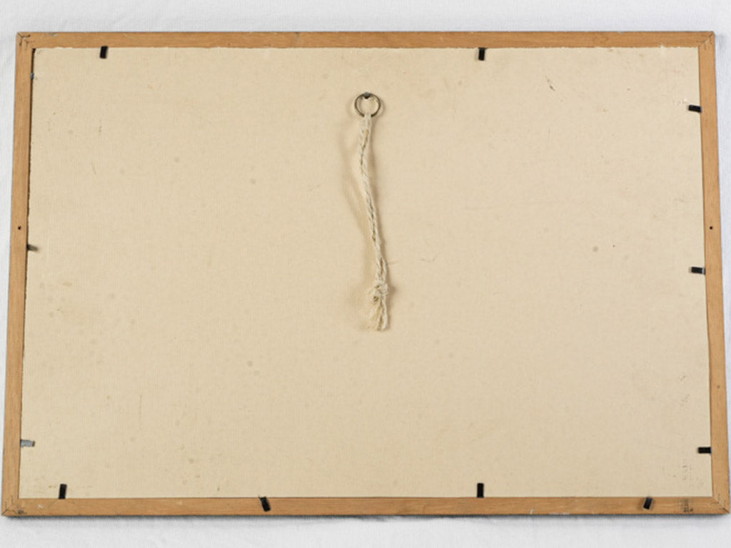 French Watercolor on Paper - Travelling People with Horse-Drawn Caravans Dated 1905 - 14½" x  20¾"