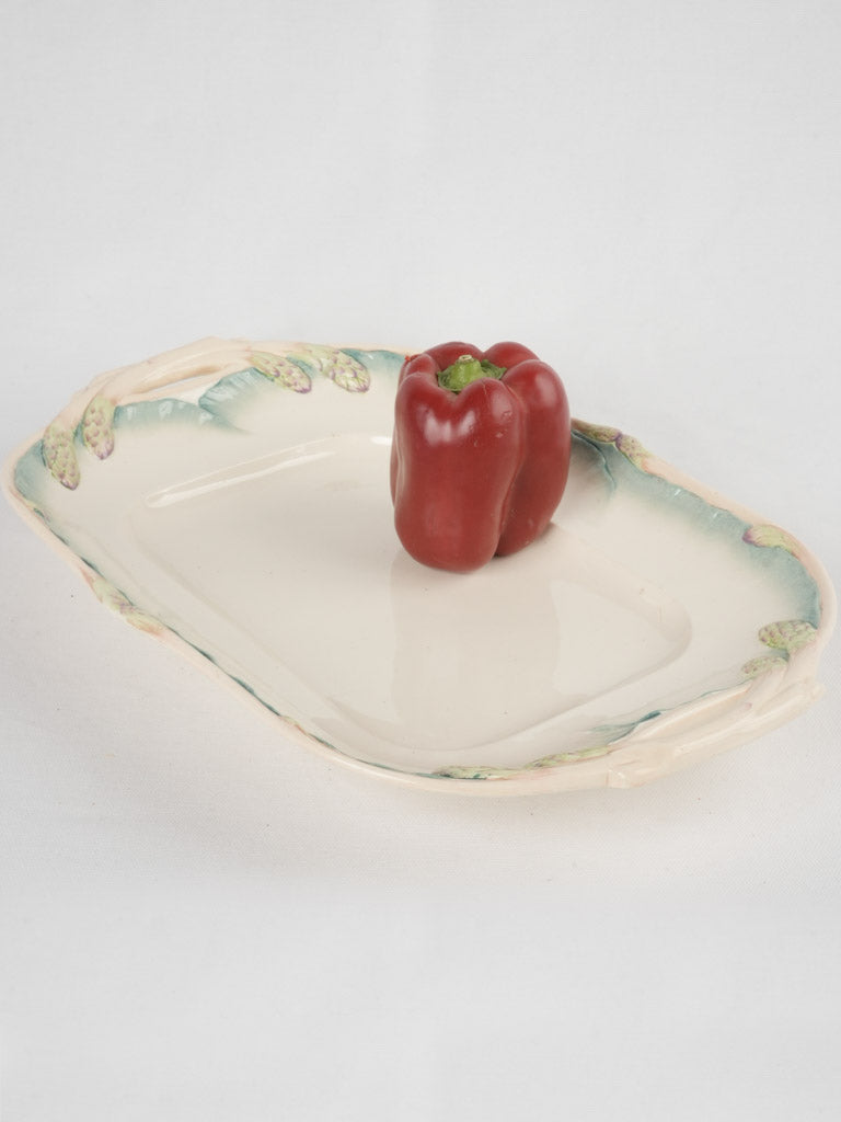 Sarreguemines asparagus platter 17"