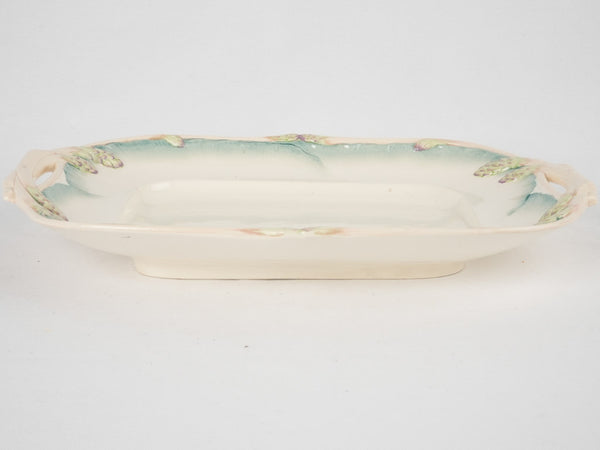 Sarreguemines asparagus platter 17"
