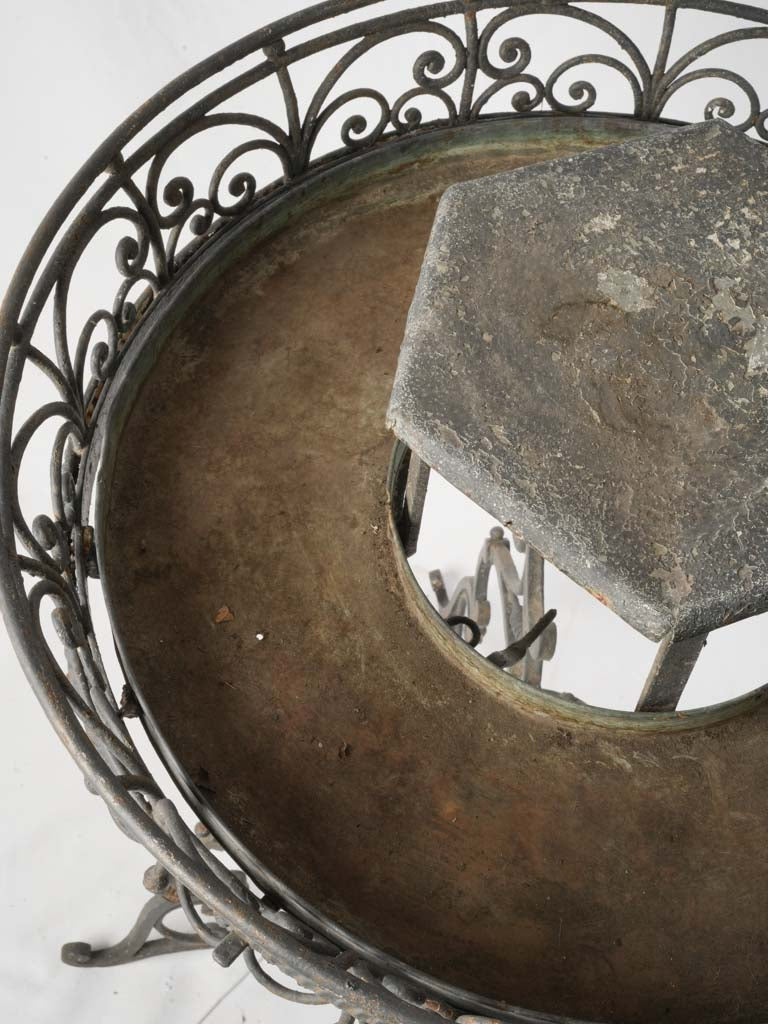 Sculptural Belle Époque Wrought-Iron Plant Stand c.1920 - 37½"