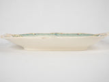 Elegant ornate majolica display platter