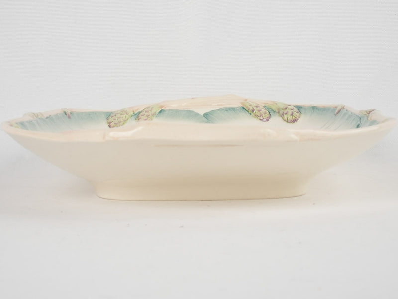Artisan-crafted Sarreguemines tableware piece