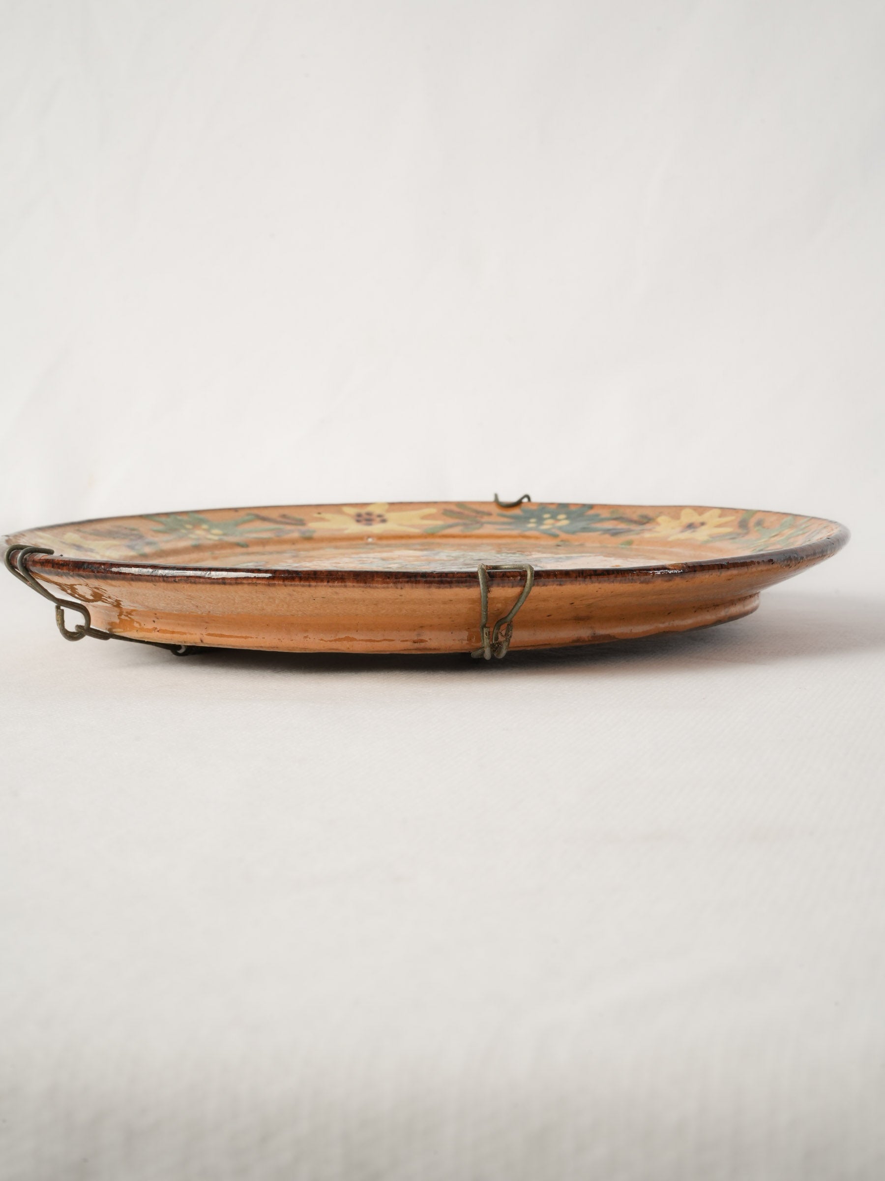 French Decorative Plate by Robert Géry w/ Country Scene, 1920–1950