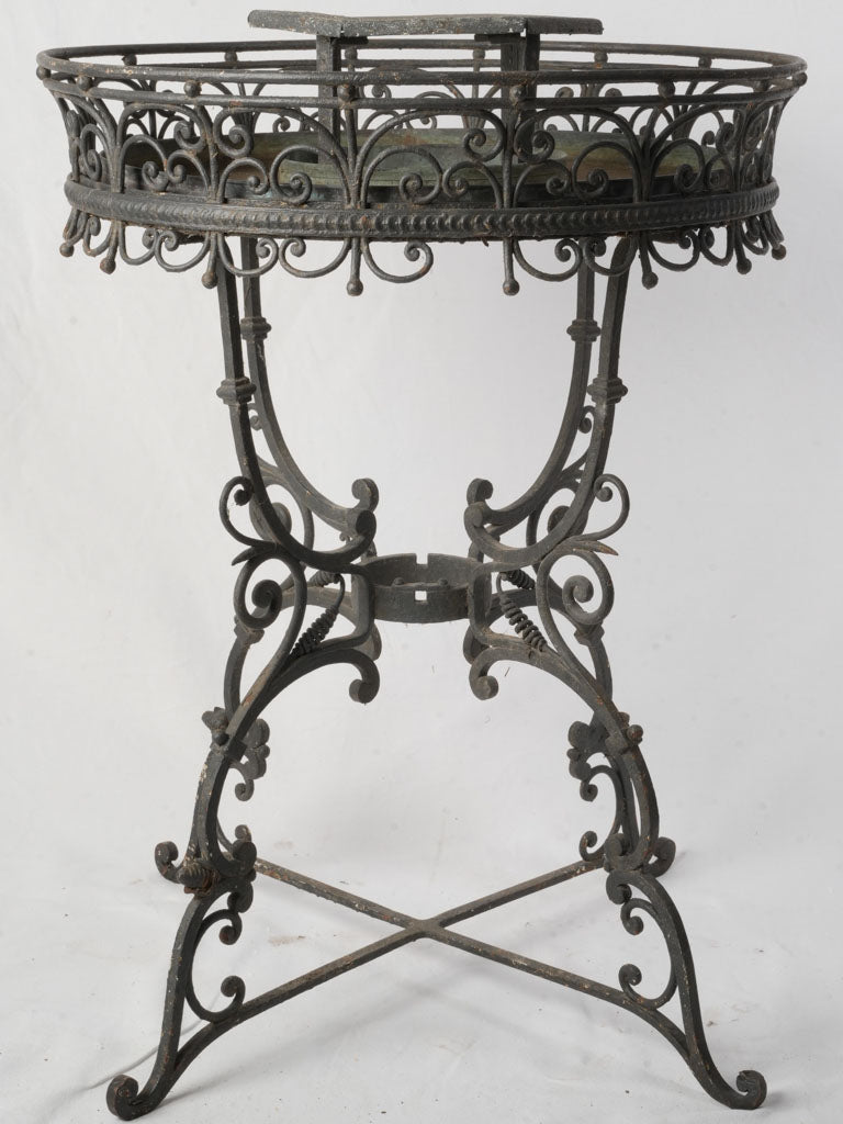 Sculptural Belle Époque Wrought-Iron Plant Stand c.1920 - 37½"