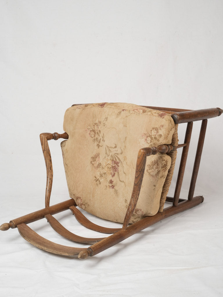 Traditional French ladderback armchair