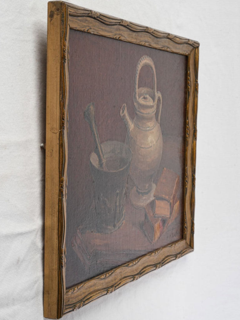 Timeless umber palette wall decor