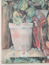 Study of Cezanne's 'Potted Plants' 1890 - 25½" x 17¾"