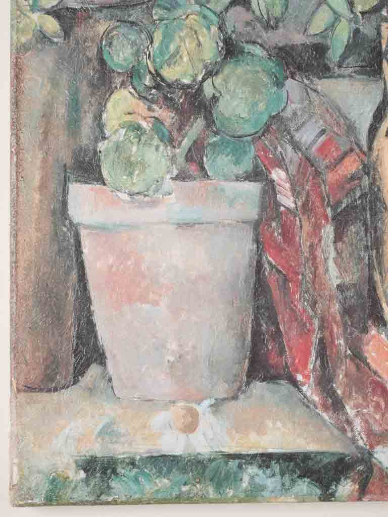 Study of Cezanne's 'Potted Plants' 1890 - 25½" x 17¾"