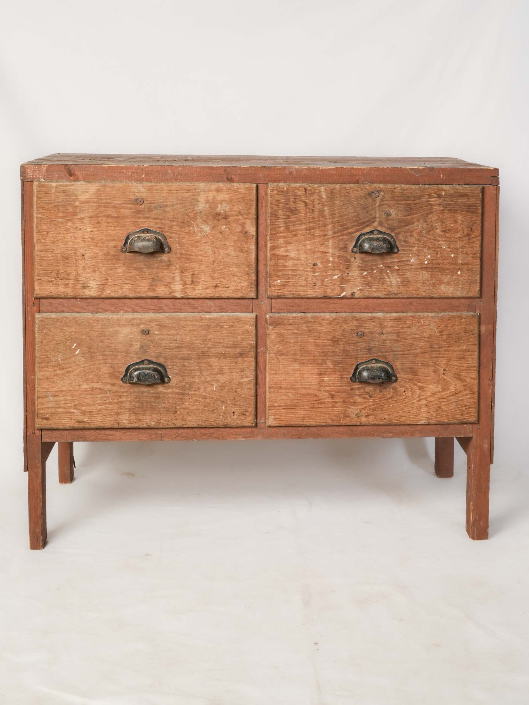 Rustic Four-Drawer Small Workshop Cabinet - 28¾"x 34¾"
