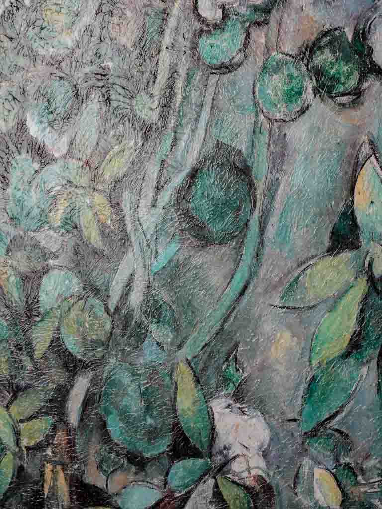 Traditional Cezanne palette art piece