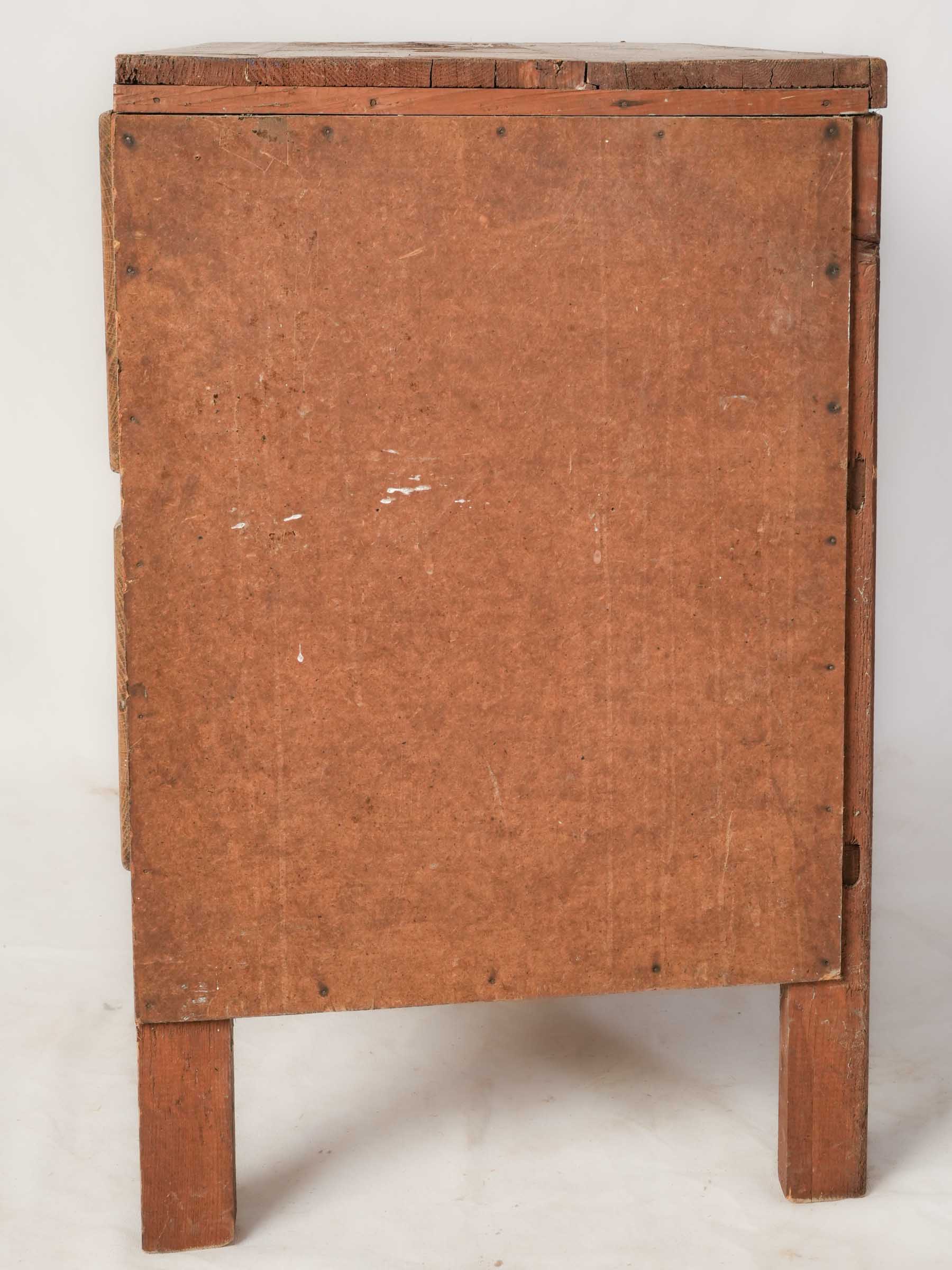 Rustic Four-Drawer Small Workshop Cabinet - 28¾"x 34¾"