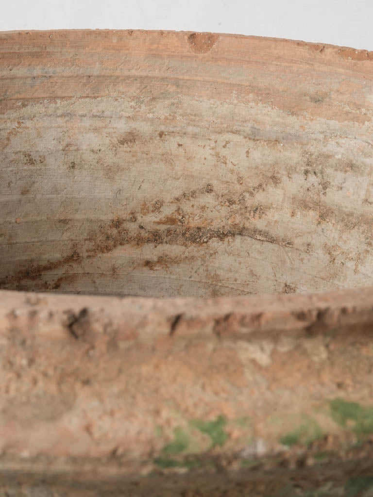 Artisanal Anduze Terracotta Garden Urn w/ Antique-Style Patina - 24"