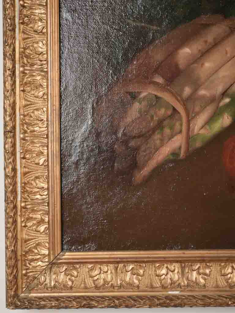 Early-century signed artichokes painting