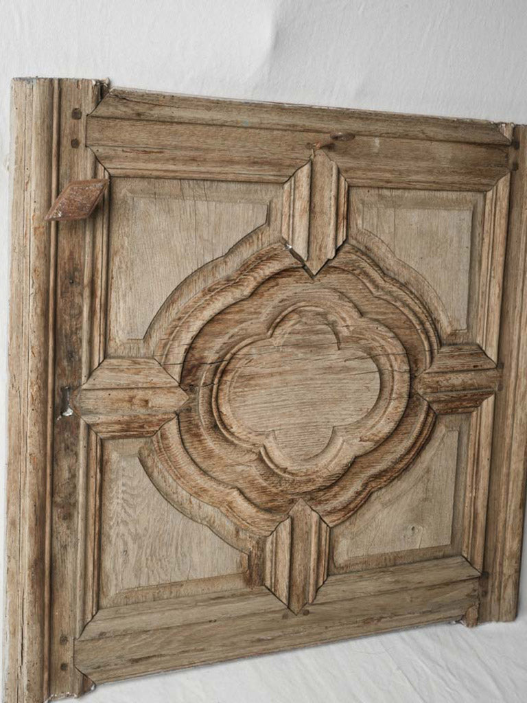 Sculptural painted Folk Art panel  