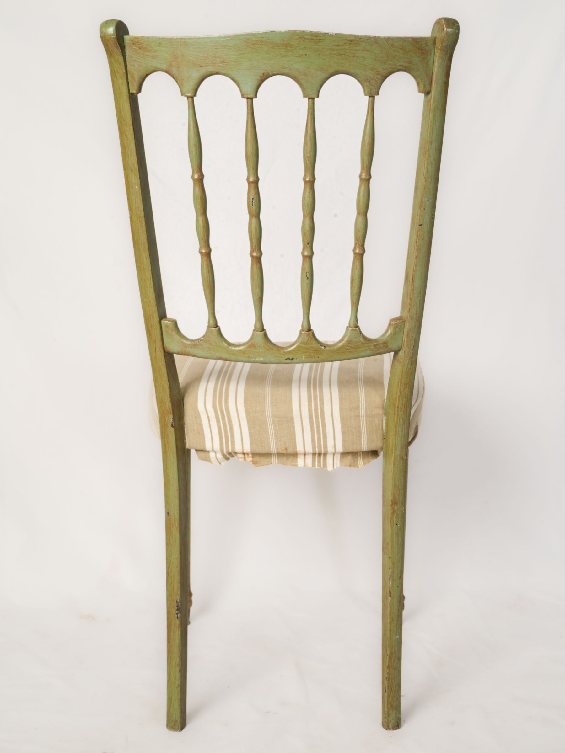 Set of Six French Country Dining Chairs, 1950s