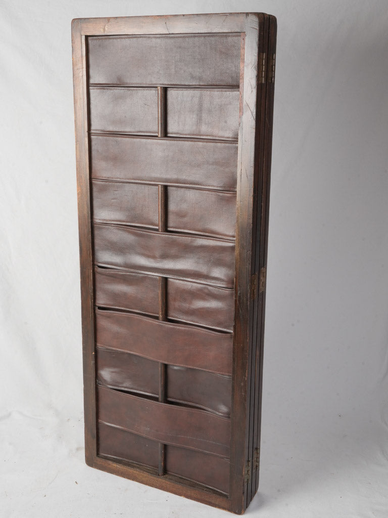 Architectural rhythm folding room divider  