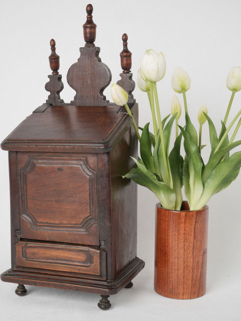 Charming, Utilitarian, Walnut Salt Box