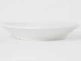 Large earthenware oval platter w/ white glaze 15¾" x 11"