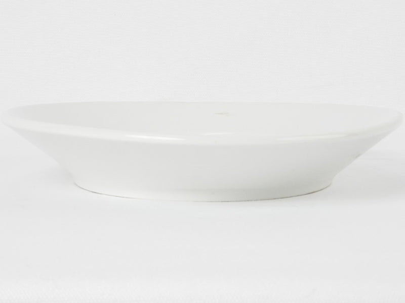 Timeless white classic ceramic platter