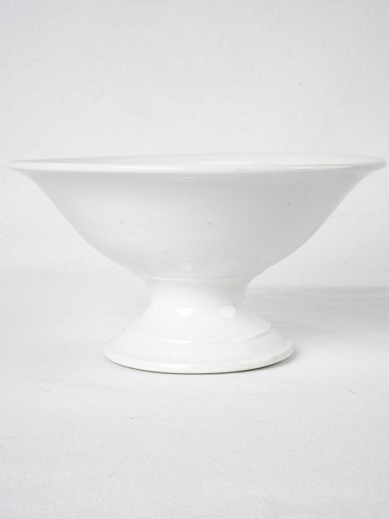 Antique French compotier / footed bowl 9"