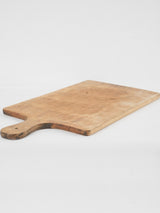 Classic yellow wood handle cutting board