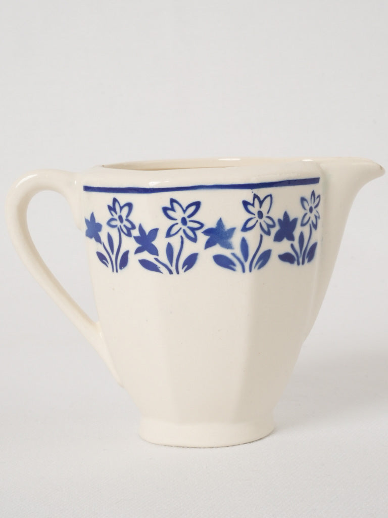 Classic blue-white French tableware