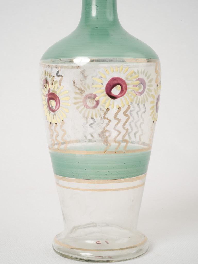 Colorful late-19th-century glassware ensemble