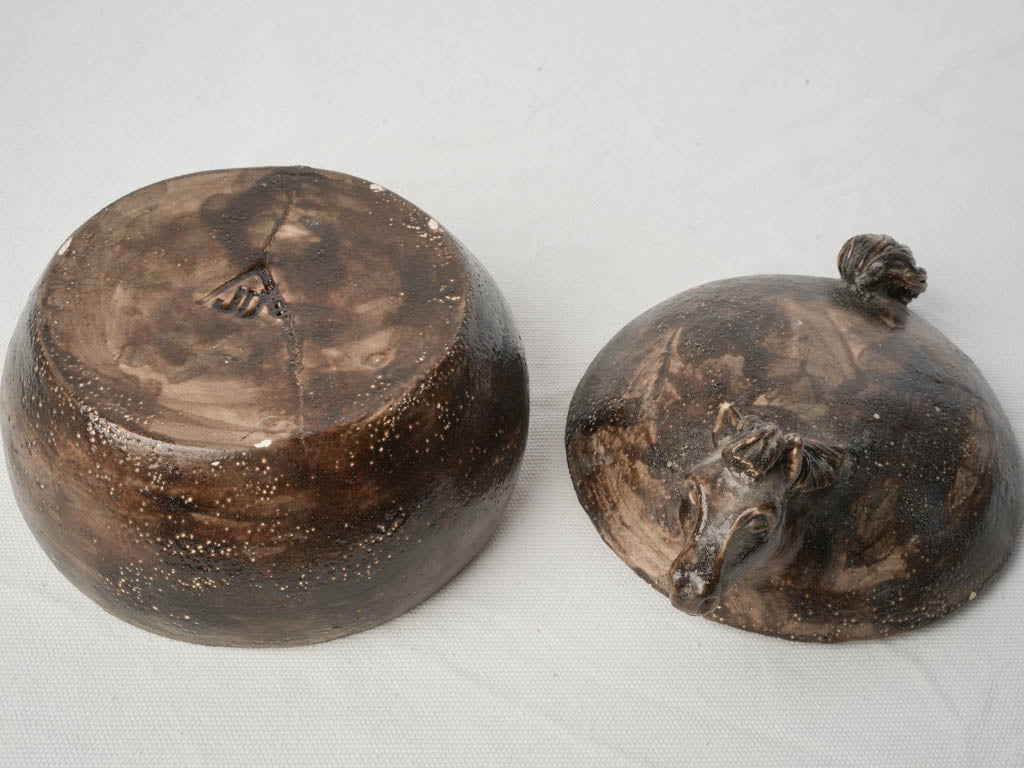 Refined savoir-faire ceramic storage box  