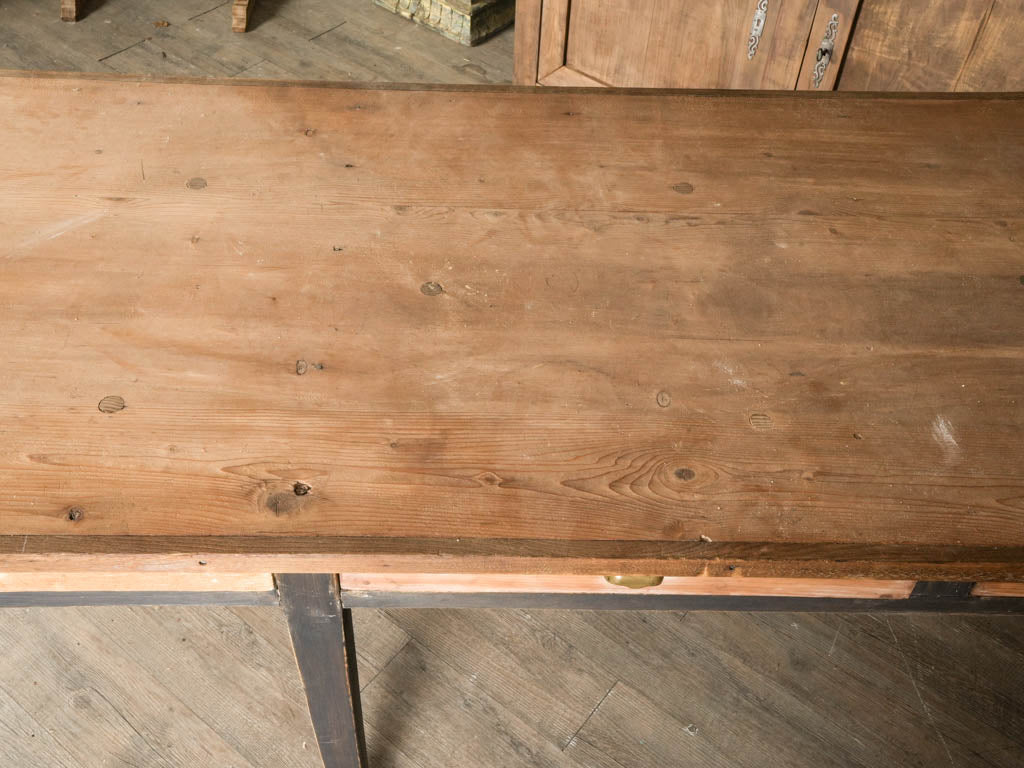 Authentic French pine console