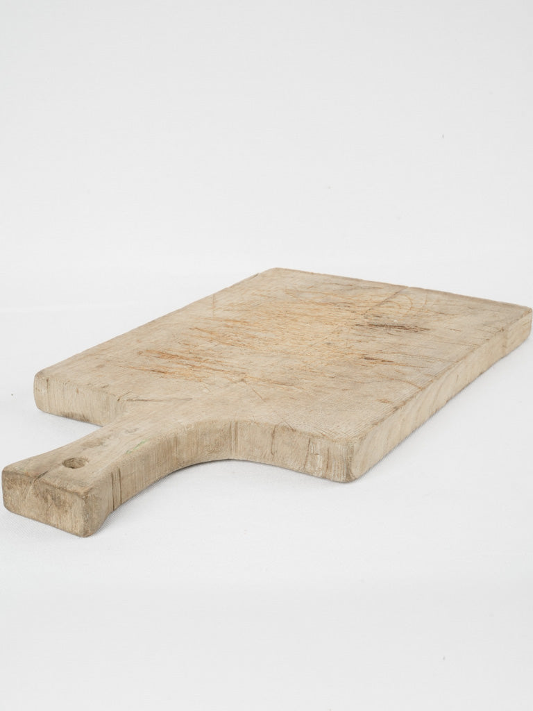 Vintage, curved-handled, French wood cutting board