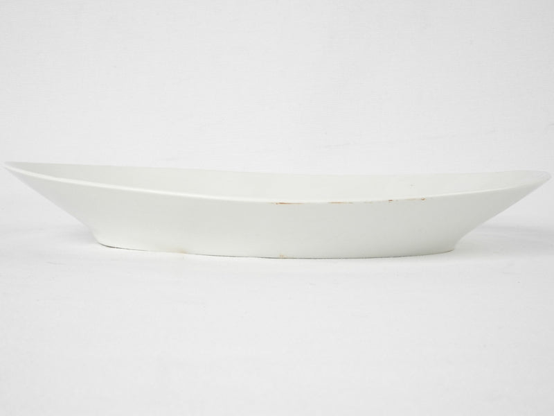 Vintage white elegant serving dish