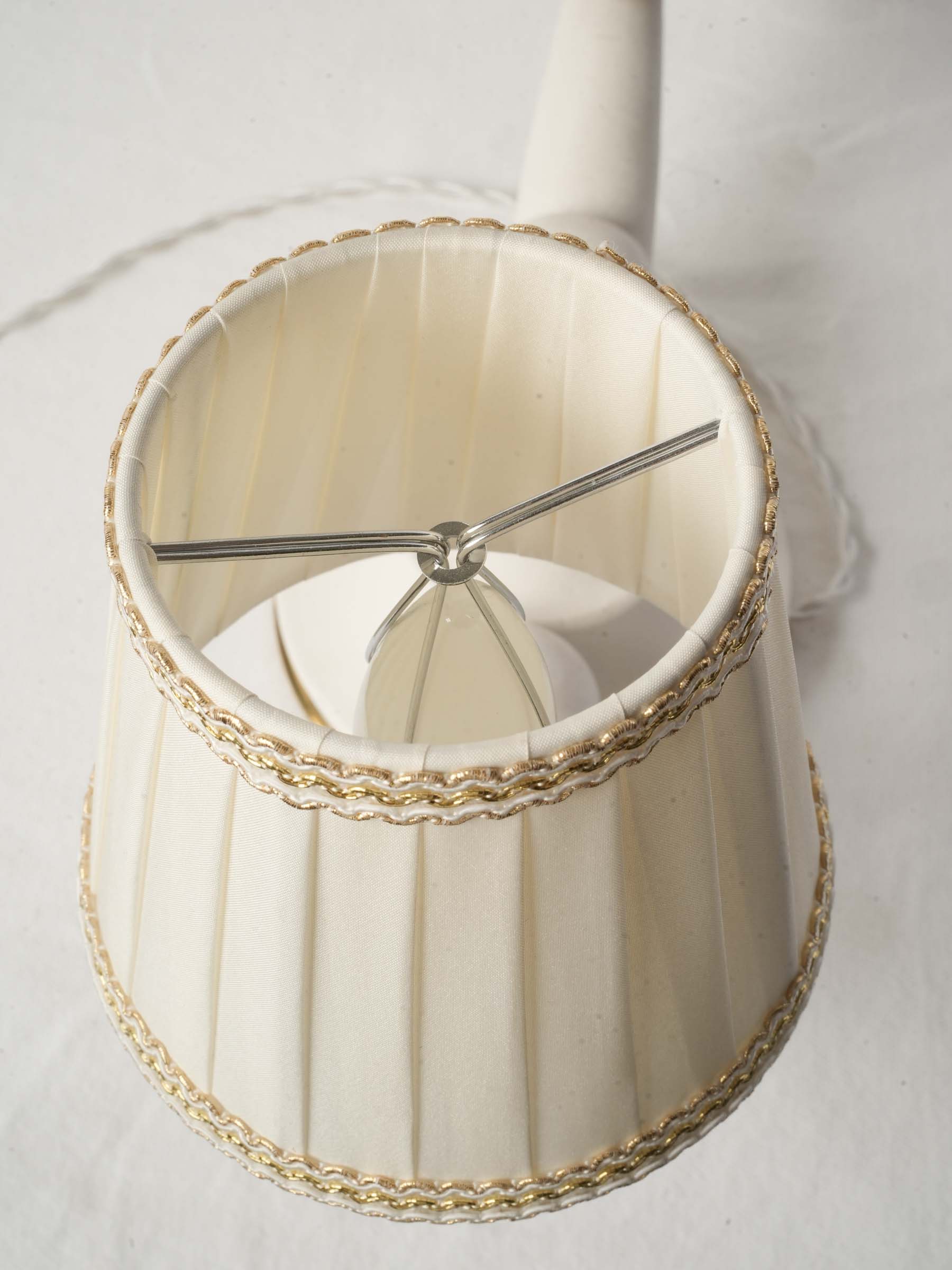 Elegant pair of French Art Deco Two-Light Table Lamps, 1940s 18"