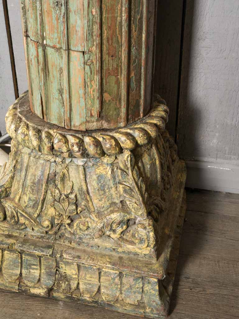 Authentic aged oak decorative fixtures