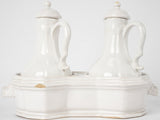 Vintage Emile Tessier vinegar & olive oil service