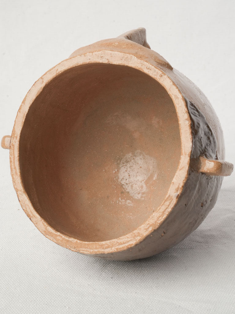 Head-Form Sculptural Petite Footed Bowl in Glazed Stoneware by Julie Desert d’Armanville  - 5"