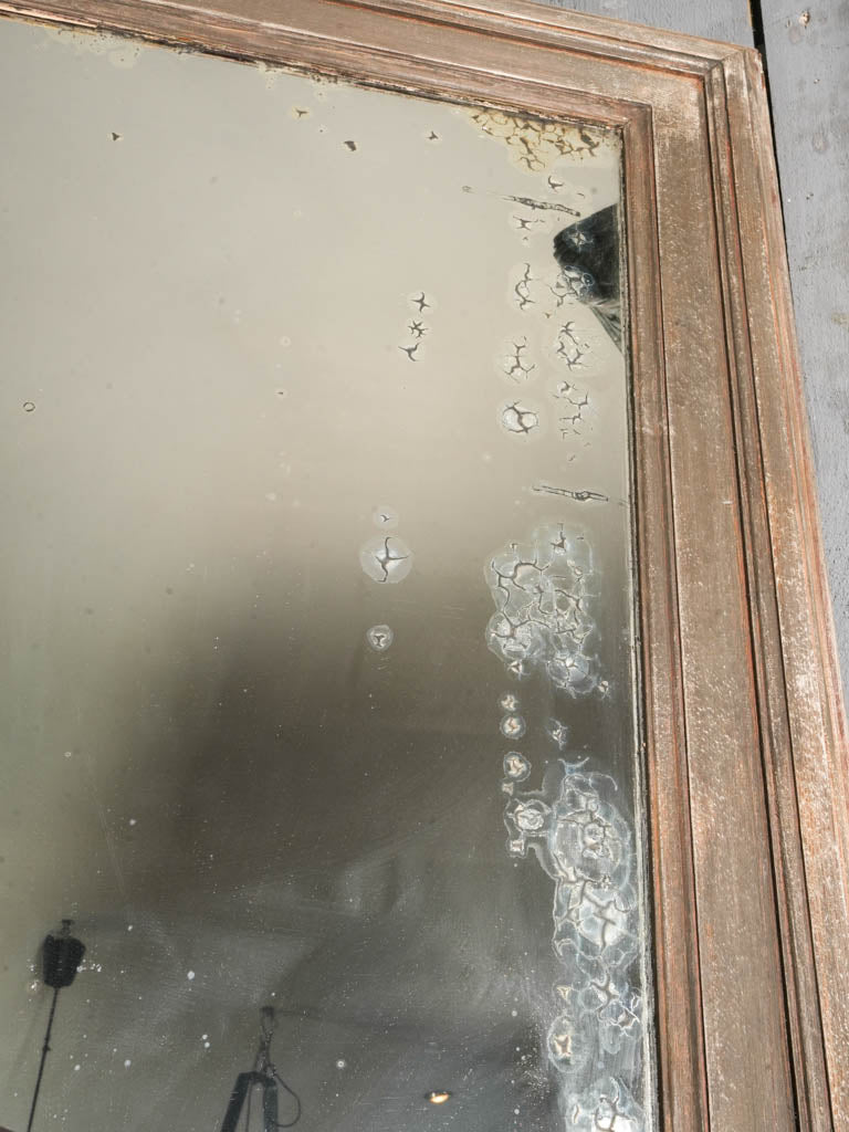 Nostalgic desilvering rectangular mirror  