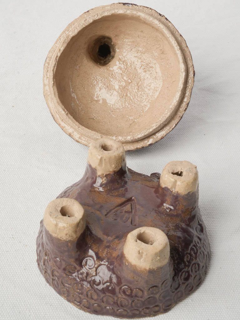 Stamped JDA stoneware piece  