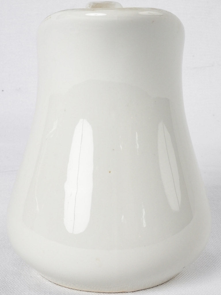 Small antique white porcelain milk jug - Pillivuyt 6¼"