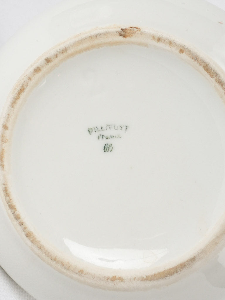 Small antique white porcelain milk jug - Pillivuyt 6¼"