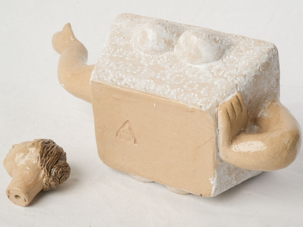 Witty figurative stoneware  