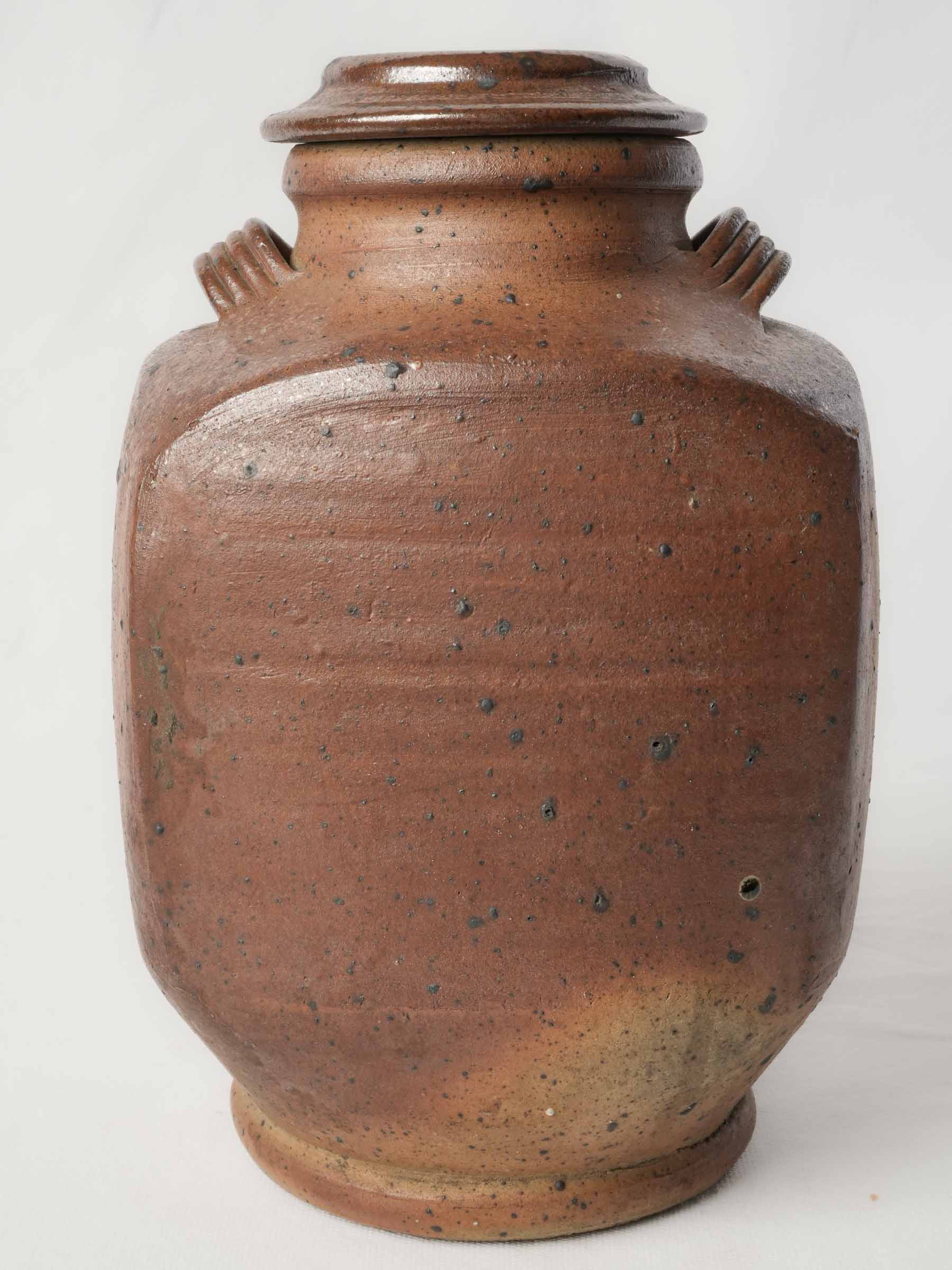 Pierre Digan Studio Stoneware Vinegar Jar, La Borne, c. 1960 - 11¾"