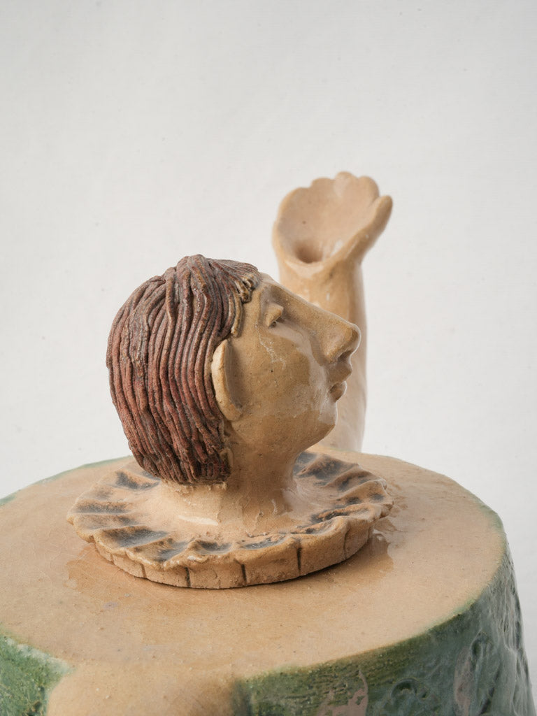 Theatrical female-form artistic teapot